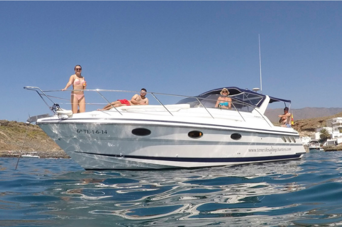 Blue boy boat in tenerife